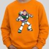 br-11134207-820ly-mr07bx5cohs6d7 Blusa Moletom Flanelado Infantil Laranja Buzz LightyearToy Story mlc