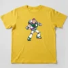 Camiseta Amarela Manga Curta Adulto Unissex Buzz Lightyear Toy Story mlc