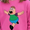 Moletom Algodão Flanelado Clarencio O Otimista ( Rosa )