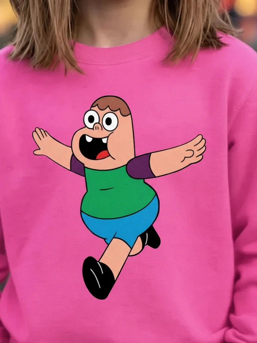 Moletom Algodão Flanelado Clarencio O Otimista ( Rosa )
