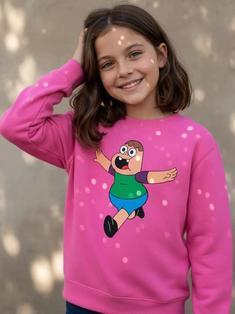 Moletom Algodão Flanelado Clarencio O Otimista ( Rosa )
