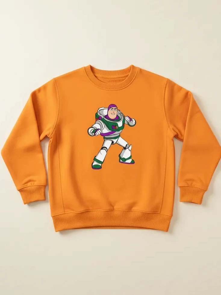 br-11134207-820m6-mr07bx54n5l019 Blusa Moletom Flanelado Infantil Laranja Buzz LightyearToy Story mlc