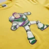 Camiseta Amarela Manga Curta Adulto Unissex Buzz Lightyear Toy Story mlc