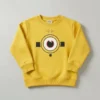 Moletom Infantil Unissex Minions Algodão Silk Screen Manual mlc