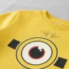 Moletom Infantil Unissex Minions Algodão Silk Screen Manual mlc