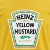 Camiseta Infantil Amarela Heinz Mostarda Silk Screen spe