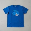 Camiseta Azul Baby Look Sonic the Hedgehog mlc