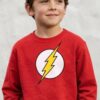 Moletom Flanelado Infantil The Flash Dc Comics mlc