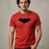 Camiseta Vermelha Ss Adulto Capuz Vermelho mlca