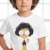 Camiseta Branca Infantil Unissex Irmao Do Jorel mlc