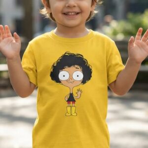 1 Camiseta Amarela Infantil Unissex Irmao Do Jorel mlc