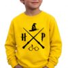 1 Moletom Amarelo Flanelado Infantil Unissex Harry Potter mlc