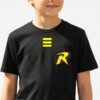 Camiseta Preta Infantil Unissex Robin mlc