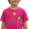 Camiseta Rosa Infantil Unissex Robin mlc