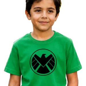 1 Camiseta Verde Infantil Unissex Shield mlc