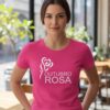 Camiseta Rosa Baby Look Feminina Outubro Rosa mlc