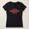 Camiseta Preta Dream Theater Baby Look mlc