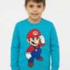 Moletom Algodão Flanelado Blue Infantil Super Mario Bros Hd mlr