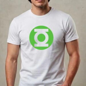 Camiseta Branca Lanterna Verde ( Adulto Tradicional ) mlc