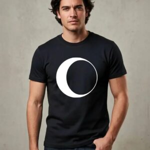 1 Camiseta Adulto Masculino Garota Lunar mlc