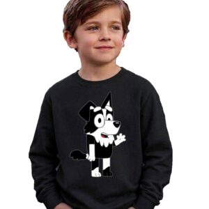 1 Moletom Bluey Mackenzie Infantil ( Preta )
