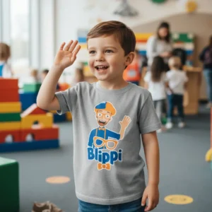 1 Camiseta Cinza Infantil Blippi mlc