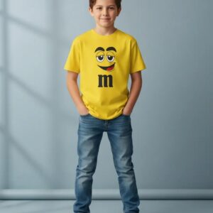 1 Camiseta Yellow Infantil M&m mlr