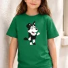 Camiseta Verde Manga Curta Infantil Bluey Mackenzie mlr