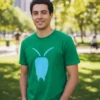 Camiseta Verde Masculino Adulto Aventureiros Lucas Neto mlc
