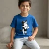 Camiseta Azul Manga Curta Infantil Bluey Mackenzie mlc