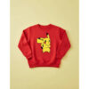 Moletom Pikachu Pokémon Infantil ( Vermelho )