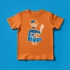 Camiseta Laranja Infantil Blippi mlc