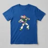 Camiseta Azul Mang Curt Baby Look Branca Buzz Lightyear Toy Story mlc