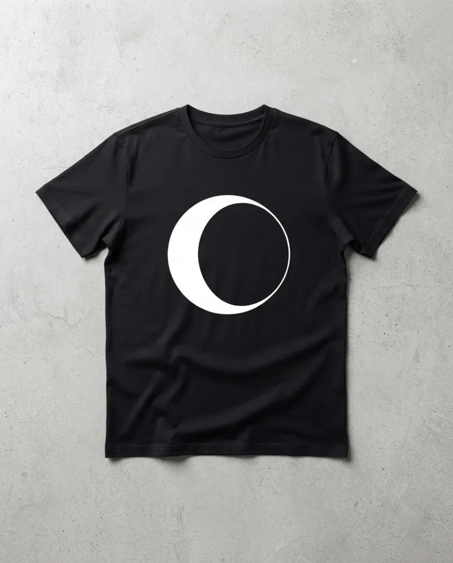Camiseta Adulto Masculino Garota Lunar mlc