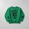Moletom Flanelado Verde Infantil Ac/dc Highway To Hell mlr