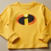 2 Camiseta Amarela Ls Infantil Os Incríveis mlc
