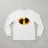 Camiseta Branca Ls Infantil Os Incríveis mlc