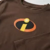 Camiseta Marrom Ls Infantil Os Incríveis mlca