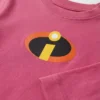 Camiseta Rosa Ls Infantil Os Incríveis mlc