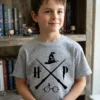 2 Camiseta Cinza Infantil Unissex Harry Potter mlc