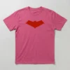 Camiseta Rosa Ss Adulto Capuz Vermelho mlr