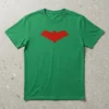 Camiseta Verde Ss Adulto Capuz Vermelho mlr