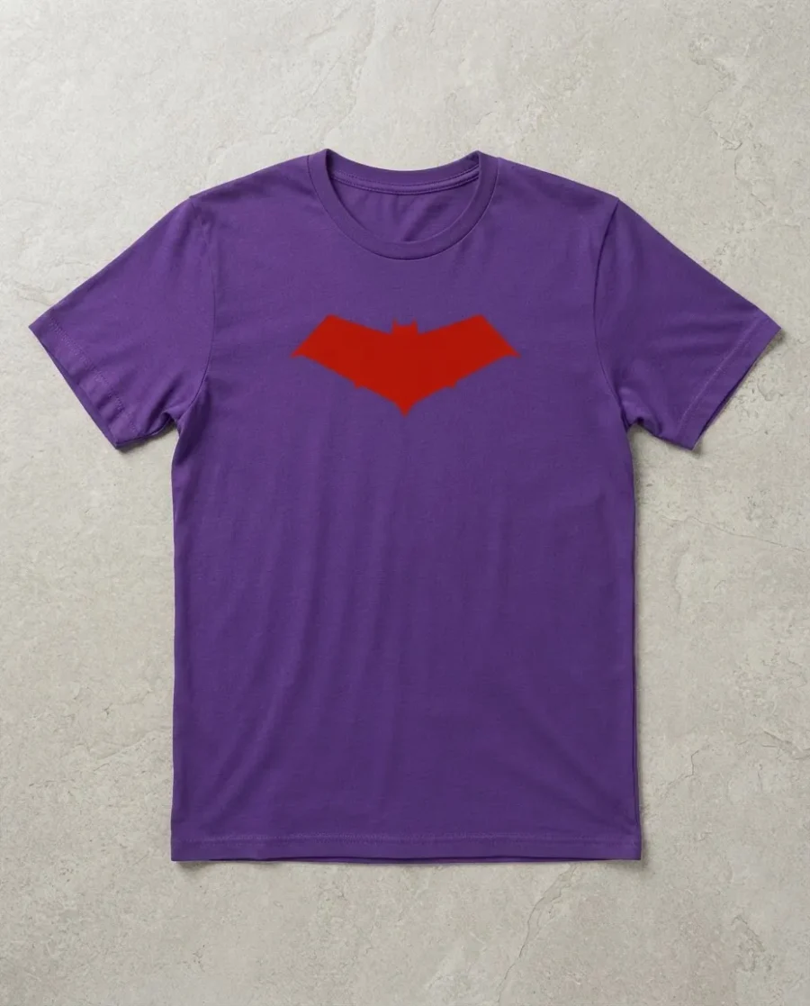 2 Camiseta Roxa Ss Adulto Capuz Vermelho mlc