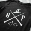 2 Camiseta Preta Infantil Unissex Harry Potter mlc