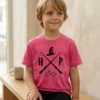 2 Camiseta Rosa Infantil Unissex Harry Potter mlc