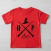 2 Camiseta Vermelha Infantil Unissex Harry Potter mlc