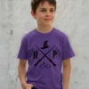 Camiseta Roxa Infantil Unissex Harry Potter mlc