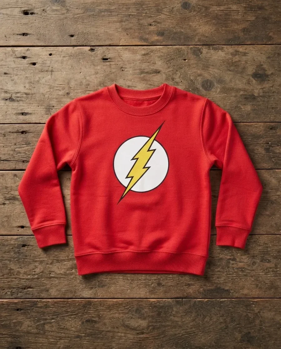 Moletom Flanelado Infantil The Flash Dc Comics mlc