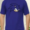 2 Camiseta Azul Adulto Unissex Sonic the Hedgehog mlc