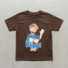 Camiseta Marrom Infantil Unissex Blippi mlc